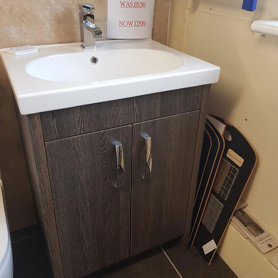 Tavistock Impact 600mm Unit, Basin & Tap - Portadown Tiles & Bathrooms showroom in Portadown Northern Ireland